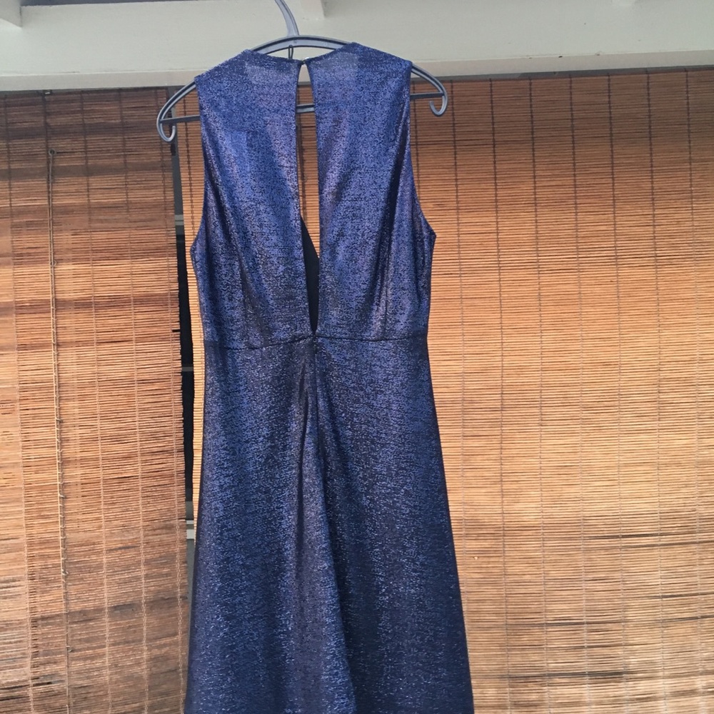 Sandro Metallic Woven Mini Dress - Picture 4 of 6